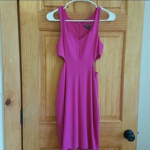 Pink cutout express dress